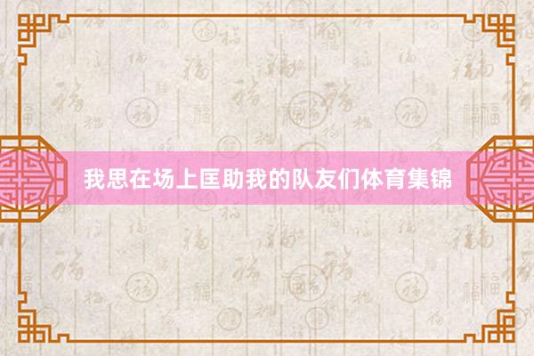 我思在场上匡助我的队友们体育集锦