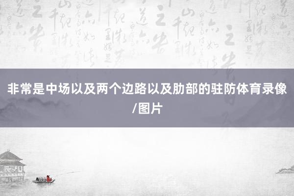 非常是中场以及两个边路以及肋部的驻防体育录像/图片