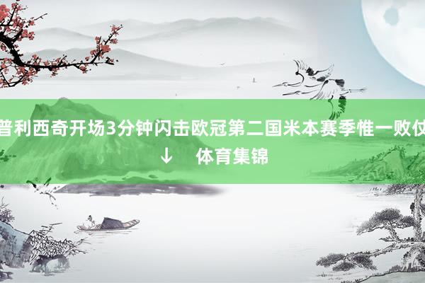 普利西奇开场3分钟闪击欧冠第二国米本赛季惟一败仗↓    体育集锦