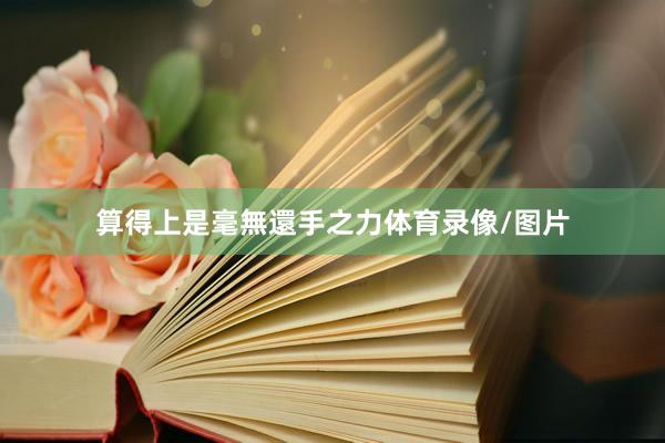 算得上是毫無還手之力体育录像/图片