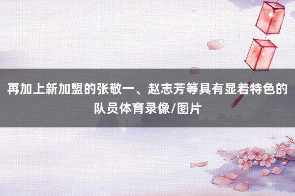 再加上新加盟的张敬一、赵志芳等具有显着特色的队员体育录像/图片