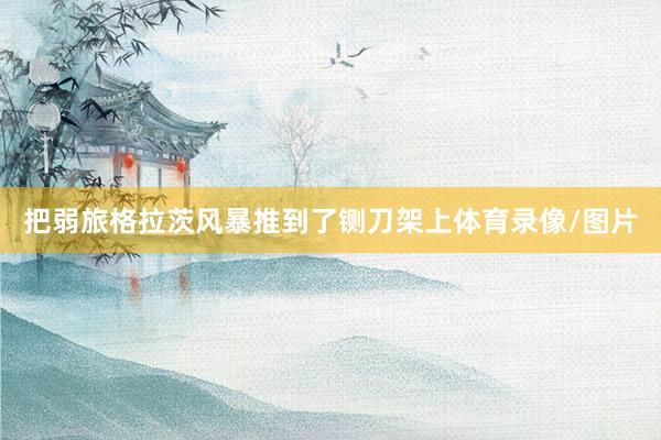 把弱旅格拉茨风暴推到了铡刀架上体育录像/图片