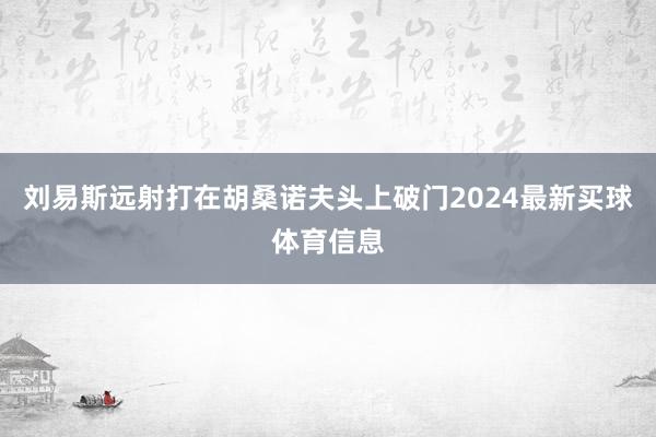 刘易斯远射打在胡桑诺夫头上破门2024最新买球体育信息