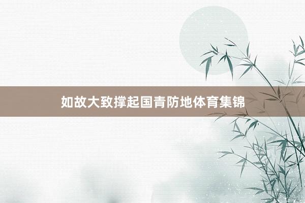 如故大致撑起国青防地体育集锦
