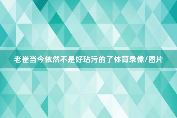 老崔当今依然不是好玷污的了体育录像/图片