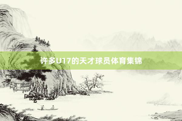 许多U17的天才球员体育集锦