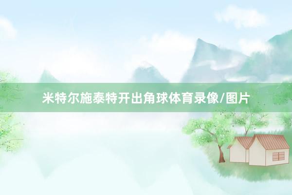 米特尔施泰特开出角球体育录像/图片