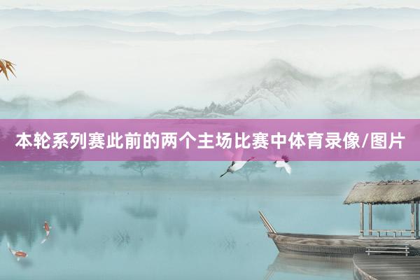 本轮系列赛此前的两个主场比赛中体育录像/图片