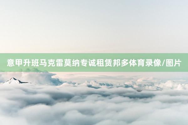 意甲升班马克雷莫纳专诚租赁邦多体育录像/图片