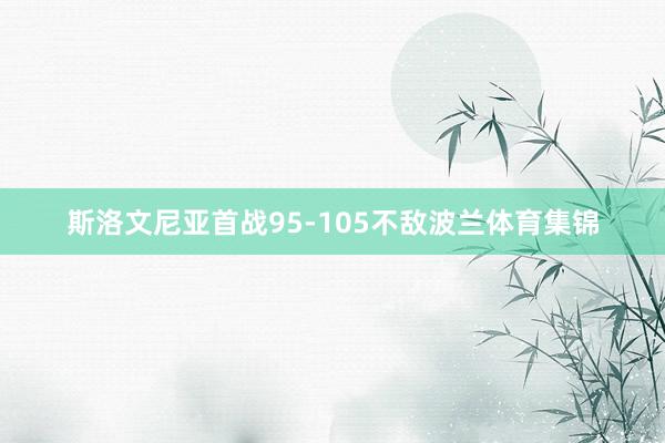 斯洛文尼亚首战95-105不敌波兰体育集锦