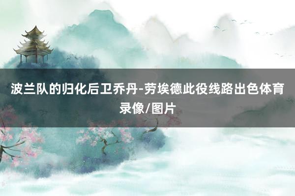 波兰队的归化后卫乔丹-劳埃德此役线路出色体育录像/图片
